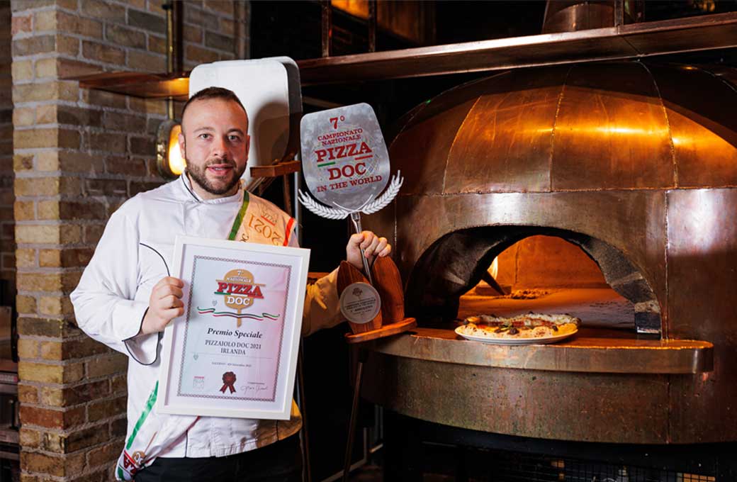 Ireland’s Alessandro Capozzi announced as world pizza champion